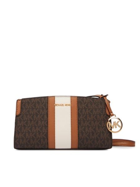 MICHAEL Michael Kors Torebka 32R6GQ6C1B Brązowy. Brązowe torebki klasyczne MICHAEL Michael Kors, bez wzorów, ze skóry, bez dodatków. Za 859.99 zł.