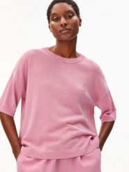 ARMEDANGELS koszula z dzianiny z zawartością lnu - SL Linen Blend Kobiety różowy, M. Czerwone koszule ARMEDANGELS, m, bez wzorów, z bawełny, bez kołnierzyka, bez ramiączek. Za 279.95 zł.