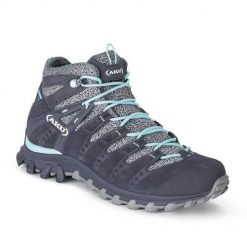 Buty trekkingowe damskie Aku Alterra Lite Mid Gtx. Niebieskie trekkingi Aku, z materiału, trekkingowe. Za 743.00 zł.