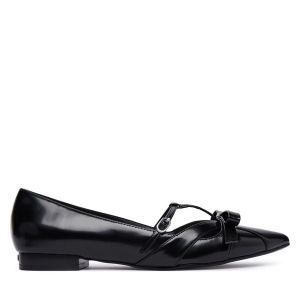 Baleriny Liu Jo. Czarne baleriny Liu Jo, bez wzorów, bez obcasa. Za 659.99 zł.