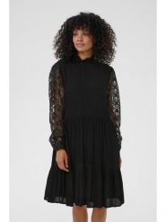 Kaffe Sukienka w kolorze czarnym rozmiar: 42. Czarne sukienki Kaffe, bez wzorów, z koronki, bez kołnierzyka, bez ramiączek, midi. Za 195.99 zł.