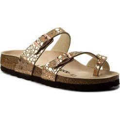 Japonki BIRKENSTOCK - Mayari 1006734 Metallic Stones Copper. Brązowe klapki Birkenstock, bez wzorów, ze skóry, bez obcasa. W wyprzedaży za 219.00 zł.