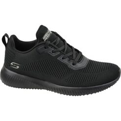 Buty do chodzenia damskie Skechers Bobs Squad Tough. Czarne obuwie sportowe Skechers, z materiału, bez zapięcia, trekkingowe, Skechers Sport. Za 249.99 zł.