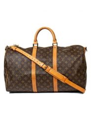 Louis Vuitton Torba podróżna w kolorze brązowo-jasnobrązowym - 50 x 26 x 22 cm rozmiar: onesize. Brązowe torby na ramię Louis Vuitton, bez wzorów, z materiału, przez ramię, bez dodatków. Za 4,480.99 zł.