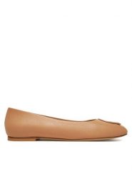Aigner Baleriny Madeleine 2A 1251300 Brązowy. Brązowe baleriny Aigner, bez wzorów, ze skóry, bez obcasa. Za 989.99 zł.