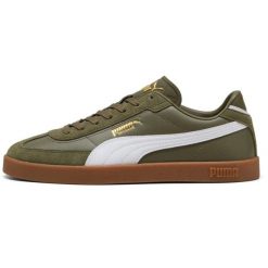 Sneakers Puma Club Ii Era. Zielone obuwie sportowe Puma, z zamszu, bez zapięcia, trekkingowe. Za 390.00 zł.