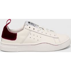 Diesel - Buty. Białe obuwie sportowe Diesel, z gumy, bez zapięcia. W wyprzedaży za 399.90 zł.