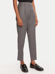 Weekend Max Mara Spodnie materiałowe Caldaia 2525136152 Szary Regular Fit. Szare spodnie materiałowe Weekend Max Mara, bez wzorów, z materiału. Za 979.99 zł.