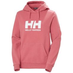 Kurtka dresowa damska z logo Helly Hansen 2.0. Czerwone koszulki sportowe Helly Hansen, bez wzorów, z dresówki, bez ramiączek. Za 383.00 zł.
