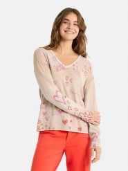 LIEBLINGSSTÜCK Sweter "Alara" w kolorze beżowym rozmiar: 34. Brązowe swetry LIEBLINGSSTÜCK, bez wzorów, bez ramiączek. Za 440.45 zł.