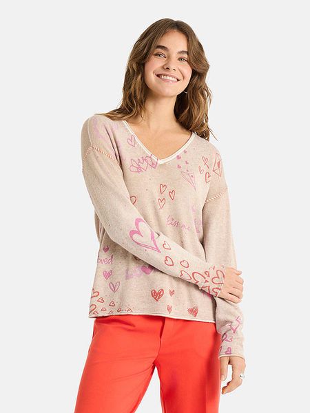 LIEBLINGSSTÜCK Sweter "Alara" w kolorze beżowym rozmiar: 36. Brązowe swetry LIEBLINGSSTÜCK, bez wzorów, bez ramiączek. Za 539.95 zł.