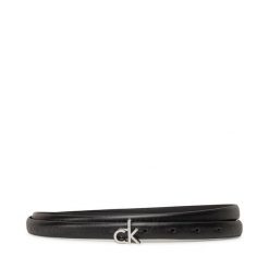 Pasek Calvin Klein. Czarne paski Calvin Klein, bez wzorów. Za 120.99 zł.