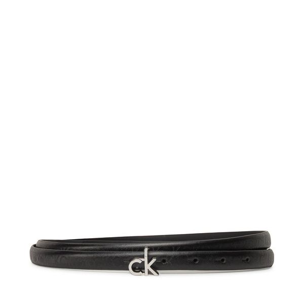 Pasek Calvin Klein. Czarne paski Calvin Klein, bez wzorów. Za 120.99 zł.