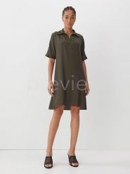Someday Sukienka w kolorze khaki rozmiar: 42. Brązowe sukienki someday., bez wzorów, bez kołnierzyka, bez ramiączek, mini. Za 206.42 zł.