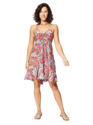 Ipanima Sukienka ze wzorem rozmiar: 34/36. Sukienki Ipanima, na co dzień, bez wzorów, bez kołnierzyka, bez ramiączek, midi, proste. Za 65.99 zł.