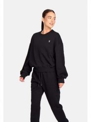 Cardio Bunny Bluza w kolorze czarnym rozmiar: S. Czarne bluzy Cardio Bunny, s, bez wzorów, z bawełny, bez kaptura. Za 85.38 zł.