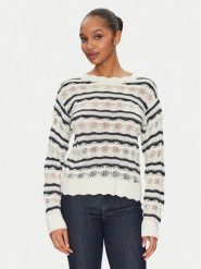 Guess Sweter W5GR35 Z3NJ0 Beżowy Regular Fit. Brązowe swetry Guess, xl, z aplikacjami, z syntetyku, bez ramiączek. Za 247.00 zł.