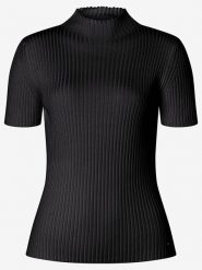 More & More Koszulka w kolorze czarnym rozmiar: 36. Czarne bluzki More & More, s, bez wzorów, z wiskozy, klasyczne, bez kołnierzyka, bez ramiączek. Za 110.04 zł.