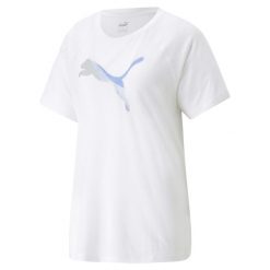 Koszulka Sportowa Damska Puma Evostripe. Białe koszulki sportowe Puma, bez wzorów, bez ramiączek, na fitness i siłownię. Za 87.99 zł.