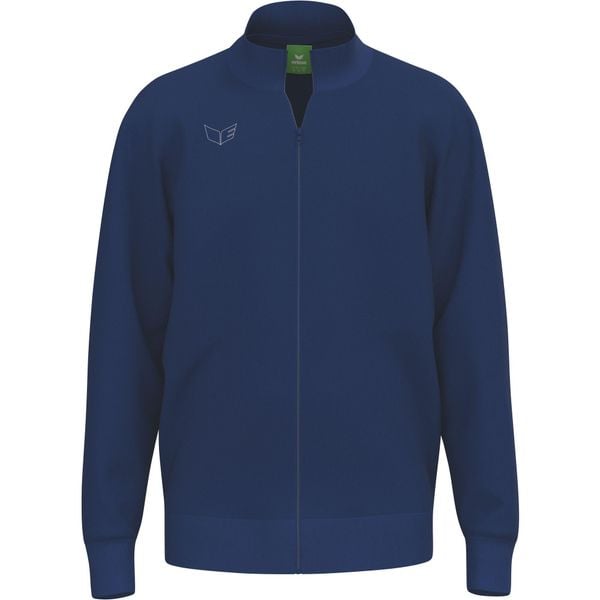 Bluza Erima Premia Training. Niebieskie bluzy sportowe Erima, m, bez wzorów, z bawełny, bez kaptura. Za 305.00 zł.