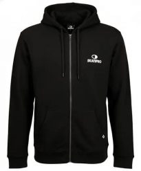 Odzież Bluza sportowa unisex SkatePro Zip Bluza z kapturem - S - Czarny. Biała bluzy SKATEPRO, s, bez wzorów, z bawełny, z kapturem. Za 194.99 zł.