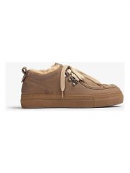 Unisa Skórzane sneakersy "Feny" w kolorze jasnobrązowym rozmiar: 40. Brązowe trampki Unisa, bez wzorów, bez zapięcia. Za 317.95 zł.