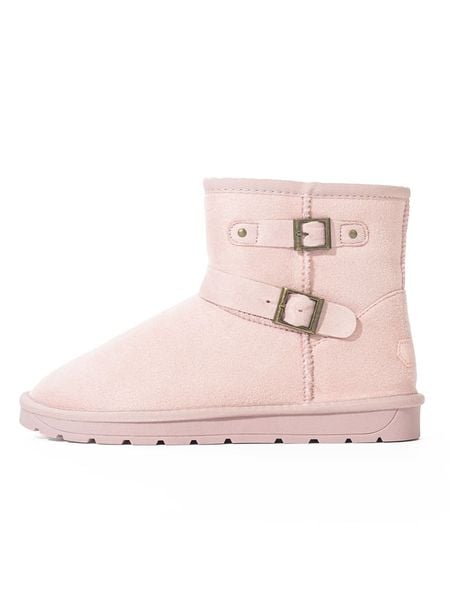 Blackfield Botki zimowe "Olwen" w kolorze jasnoróżowym rozmiar: 38. Różowe botki Blackfield, na zimę, bez wzorów, bez obcasa, bez zapięcia. Za 170.47 zł.