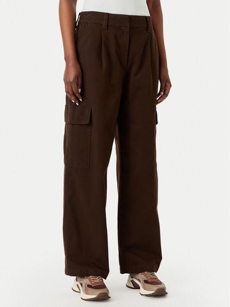 Calvin Klein Jeans Spodnie cargo LV047F623G Brązowy ciemny Relaxed Fit. Brązowe spodnie materiałowe Calvin Klein Jeans, s, bez wzorów, z bawełny. Za 291.99 zł.