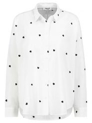 Sublevel Bluzka w kolorze biało-czarnym rozmiar: XL. Białe bluzki Sublevel, xl, bez wzorów, z bawełny, bez kołnierzyka, bez ramiączek. Za 87.40 zł.