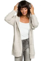 Be Wear Kardigan w kolorze beżowym rozmiar: onesize. Brązowe kardigany Be Wear, bez wzorów, z wełny. Za 203.95 zł.