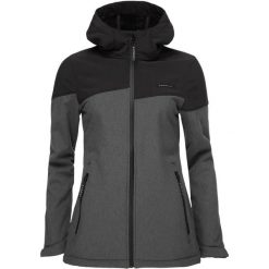 Damska kurtka softshell Loap Ludysa Ciemnoszara. Czarne kurtki sportowe LOOP, na jesień, s, bez wzorów, z softshellu, bez kaptura, trekkingowe. Za 348.99 zł.