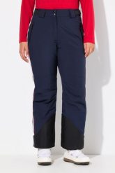 Damskie Spodnie funkcjonalne wodoodporne kieszenie na zamek błyskawiczny. Niebieskie spodnie narciarskie Ulla Popken, plus size, bez wzorów, z elastanu, narciarskie. Za 599.99 zł.