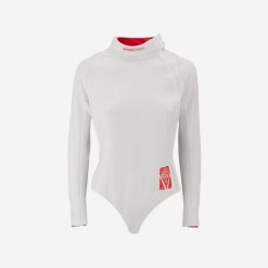 Bluza do szermierki dla praworęcznych 800N damska. Białe bluzy FENC'IT, l, bez wzorów, z materiału, bez kaptura. Za 599.99 zł.