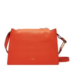 Torebka Furla. Brązowe listonoszki Furla, bez wzorów, bez dodatków. Za 1,529.00 zł.