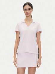 DKNY Sport Polo DP5T1212 Różowy Regular Fit. Czerwone koszulki polo DKNY Sport, s, bez wzorów, z bawełny, bez kołnierzyka, bez ramiączek. Za 149.99 zł.