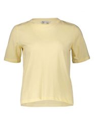 ONLY Koszulka w kolorze żółtym rozmiar: XS. Żółte bluzki Only, xs, bez wzorów, z bawełny, bez kołnierzyka, bez ramiączek. Za 26.99 zł.