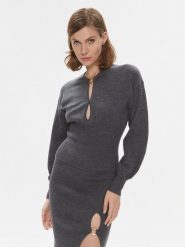 Pinko Sweter Chioccia 101848 A15S Szary Regular Fit. Szare swetry Pinko, s, bez wzorów, z wełny, bez ramiączek. Za 579.99 zł.