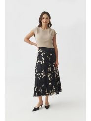 TATUUM Spódnica w kolorze czarno-kremowym rozmiar: S. Czarne spódnice Tatuum, s, bez wzorów, maxi. Za 170.87 zł.