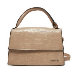 Torebka Puccini. Brązowe torebki klasyczne Puccini, bez wzorów, bez dodatków. Za 239.99 zł.