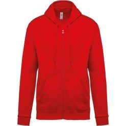 Bluza z kapturem na zamek Kariban Molleton. Szare bluzy KARIBAN, xl, bez wzorów, z bawełny, z kapturem. Za 195.50 zł.
