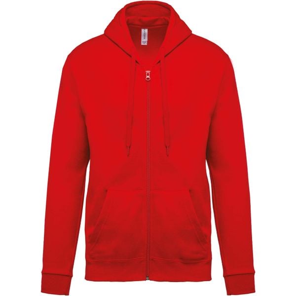 Bluza z kapturem na zamek Kariban Molleton. Szare bluzy KARIBAN, xl, bez wzorów, z bawełny, z kapturem. Za 153.00 zł.