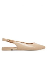 MEXX Baleriny MX/014C-RST Beżowy. Brązowe baleriny Mexx, bez wzorów, ze skóry, bez obcasa. Za 229.99 zł.