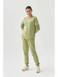 TATUUM Spodnie dresowe w kolorze jasnozielonym rozmiar: M. Zielone spodnie dresowe Tatuum, m, bez wzorów, z dresówki. Za 179.22 zł.