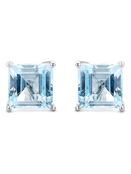 Diamant Exquis Złote kolczyki-wkrętki z topazami rozmiar: onesize. Niebieskie kolczyki Diamant Exquis, z topazem, złote. Za 651.13 zł.