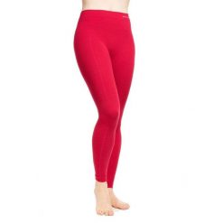 LEGINSY EXTREME WOOL LE11130 DAMSKIE-RASPBERRY l. Czerwone spodnie sportowe Brubeck, na lato, l, bez wzorów, trekkingowe. Za 267.00 zł.