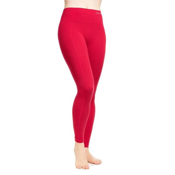 LEGINSY EXTREME WOOL LE11130 DAMSKIE-RASPBERRY l. Czerwone spodnie sportowe Brubeck, na lato, l, bez wzorów, trekkingowe. Za 267.00 zł.