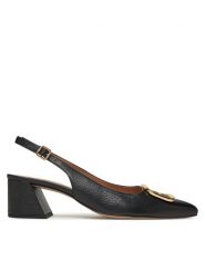 HÖGL Sandały Jennifer 9-104623 Czarny. Czarne sandały Högl, bez wzorów, ze skóry, bez obcasa, na słupku, bez zapięcia. Za 549.99 zł.