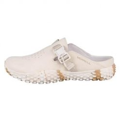 Klapki damskie Merrell J008320. Białe klapki Merrell, bez wzorów, z materiału, bez obcasa. Za 529.00 zł.