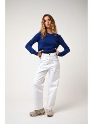 AUTHENTIC CASHMERE Kaszmirowy sweter "Etret" w kolorze granatowym rozmiar: XXL. Niebieskie swetry AUTHENTIC CASHMERE, xxl, bez wzorów, z kaszmiru, bez ramiączek. Za 303.78 zł.