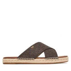 Espadryle MICHAEL Michael Kors. Brązowe espadryle MICHAEL Michael Kors, bez wzorów, bez obcasa, bez zapięcia. Za 529.99 zł.